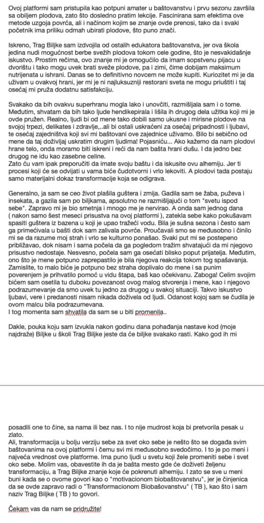 Testimonijal Ana Tucepi