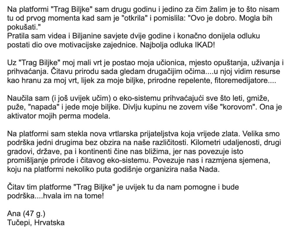 projekat testimonijal