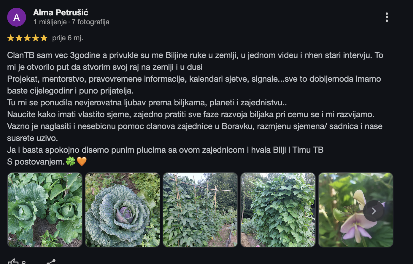 Testimonijal za projekat