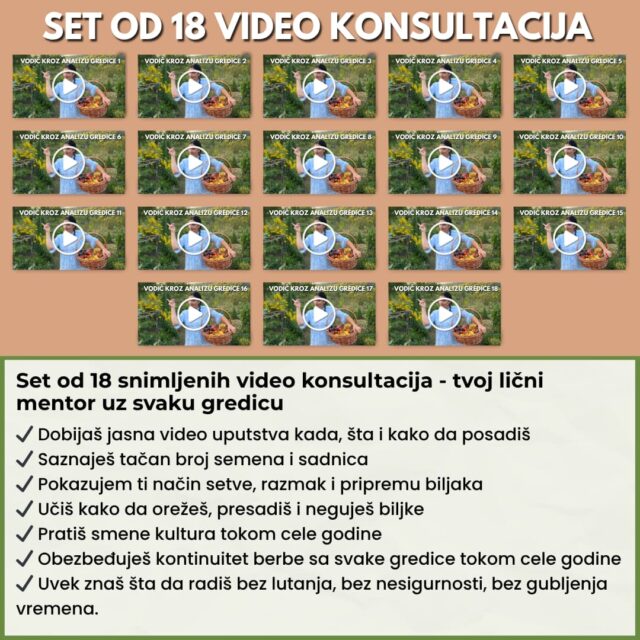 set od 18 video konsultacija