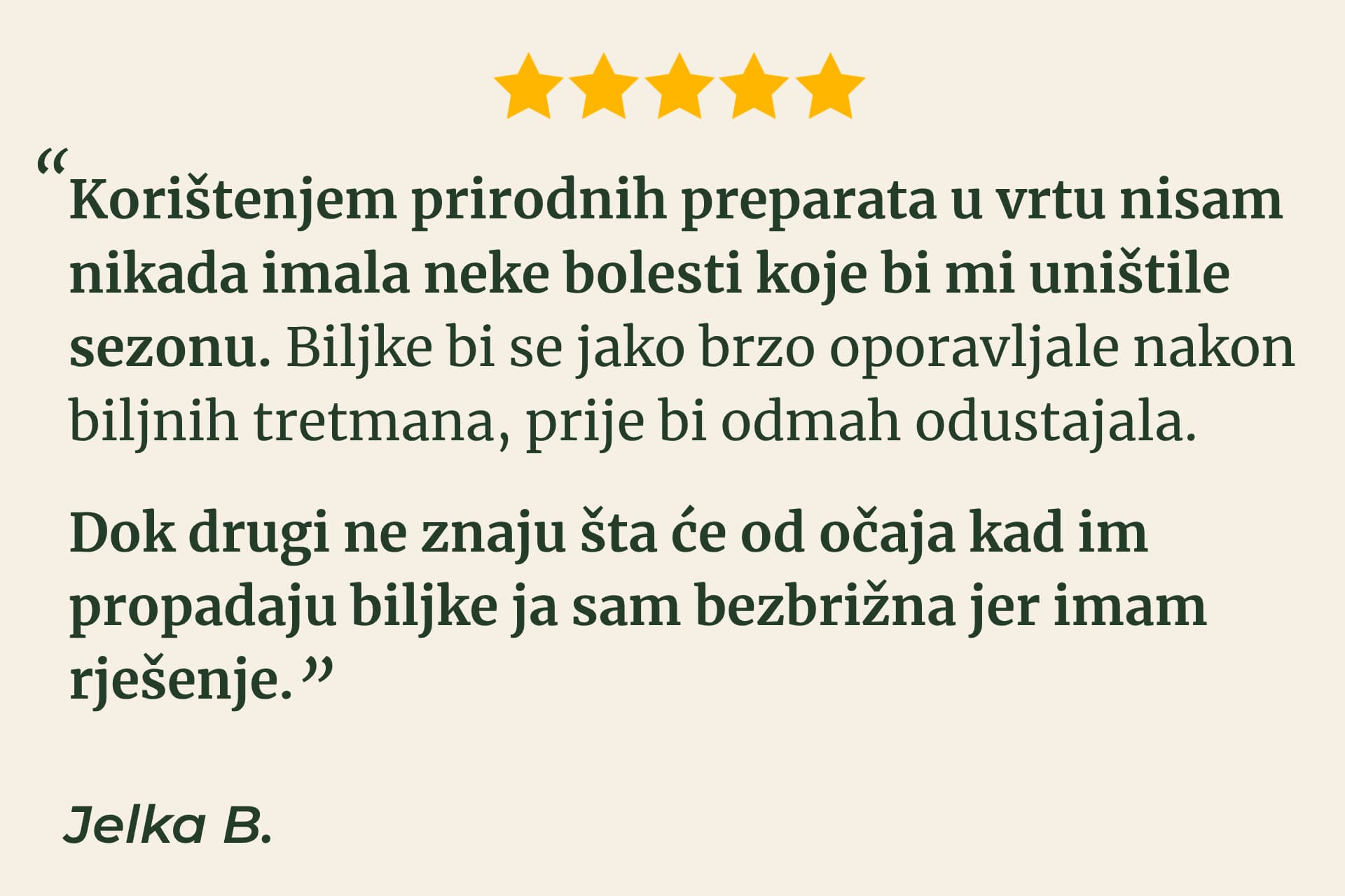 Iskustvo korisnika paketa Prirodna Zaštita Bašte